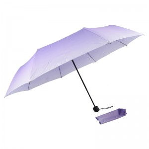 Kreative Förderung 21 Zoll Falten Regenschirm Farbe Farbverlauf Regenschirm ändern