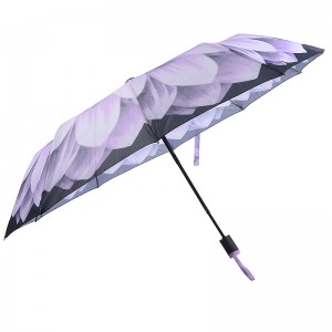 Werbeartikel mit dem besten Produkt Auto Open-Funktion 3-fach Regenschirm UV-Schirm