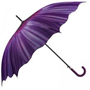 Mode Sonnenschirm Auto Open Kompakter Außenregenschirm mit Logo