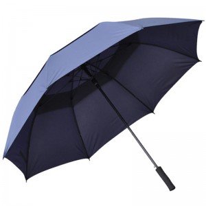 Automatischer offener Regenschirm mit individuellem Druckdoppelschicht-Golfschirm